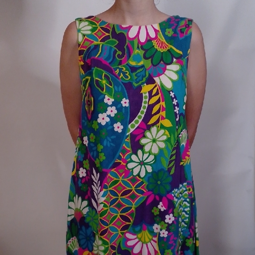 Vintage Hawaiian Originals Sleeveless Dress